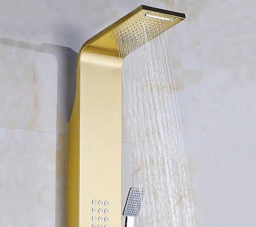 Wall mounted bathroom shower panel Stainless steel